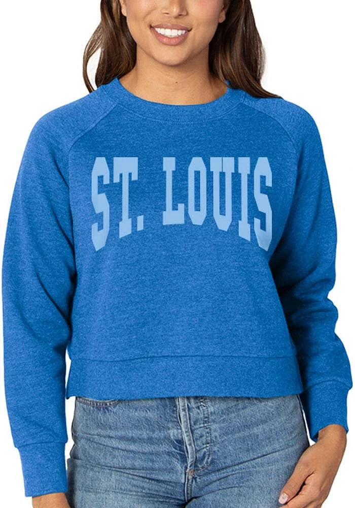 St Louis Womens Blue X Crew Sweatshirt