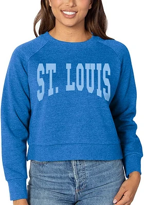 St Louis Womens Blue X Crew Sweatshirt