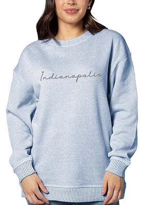 Indianapolis Womens Blue Warm Up Crew Sweatshirt