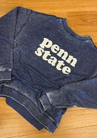 Penn State Nittany Lions Womens Navy Blue Campus Crew Sweatshirt