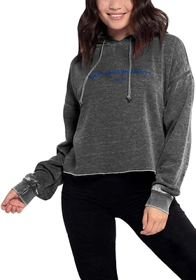 Saint Louis Billikens Womens Charcoal Campus Hooded Sweatshirt