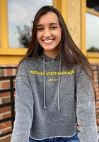 Wichita State Shockers Womens Charcoal Campus Hooded Sweatshirt