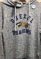 Drexel Dragons Womens Grey Cozy Tunic Hooded Sweatshirt