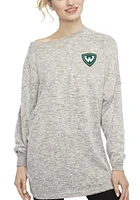 Wayne State Warriors Womens Grey Cozy LS Tee