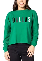 Dallas Ft Worth Womens Green X LS Tee