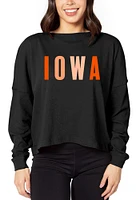 Iowa Womens Black X LS Tee