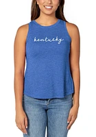 Kentucky Wildcats Womens Blue Swing Tank Top