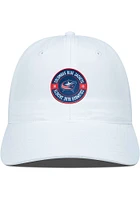 Levelwear Columbus Blue Jackets White Haven Structured Womens Adjustable Hat