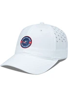 Levelwear Columbus Blue Jackets White Haven Structured Womens Adjustable Hat