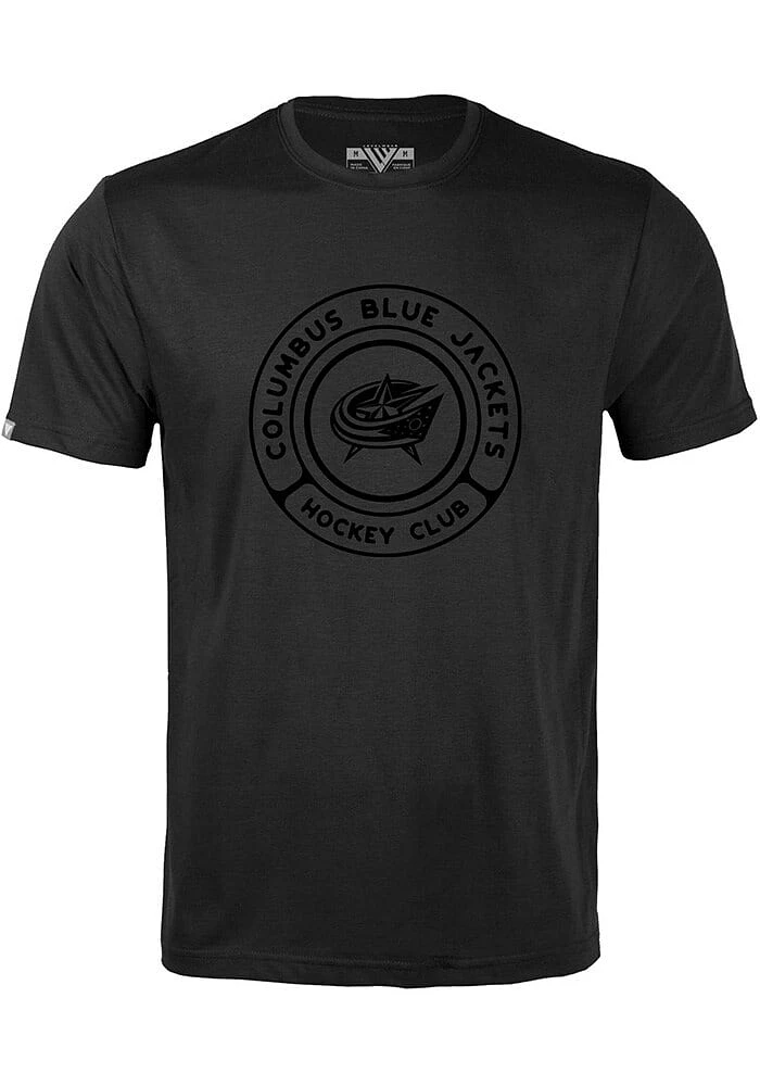 Levelwear Columbus Blue Jackets Black Desert Richmond Short Sleeve T Shirt