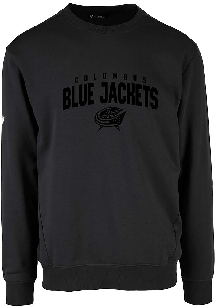 Levelwear Columbus Blue Jackets Mens Zane Long Sleeve Crew Sweatshirt