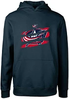 Levelwear Columbus Blue Jackets Youth Navy Podium Jr Painted Long Sleeve Hoodie