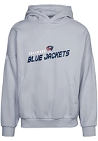 Levelwear Columbus Blue Jackets Mens Grey Contact Long Sleeve Hoodie