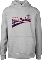 Levelwear Columbus Blue Jackets Youth Grey Podium Jr Vintage Long Sleeve Hoodie