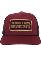 Hooey Texas State Bobcats Maroon 5-Panel Plate Mens Snapback Hat