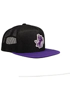 Hooey Tarleton State Texans 5-Panel Logo Trucker Adjustable Hat - Black