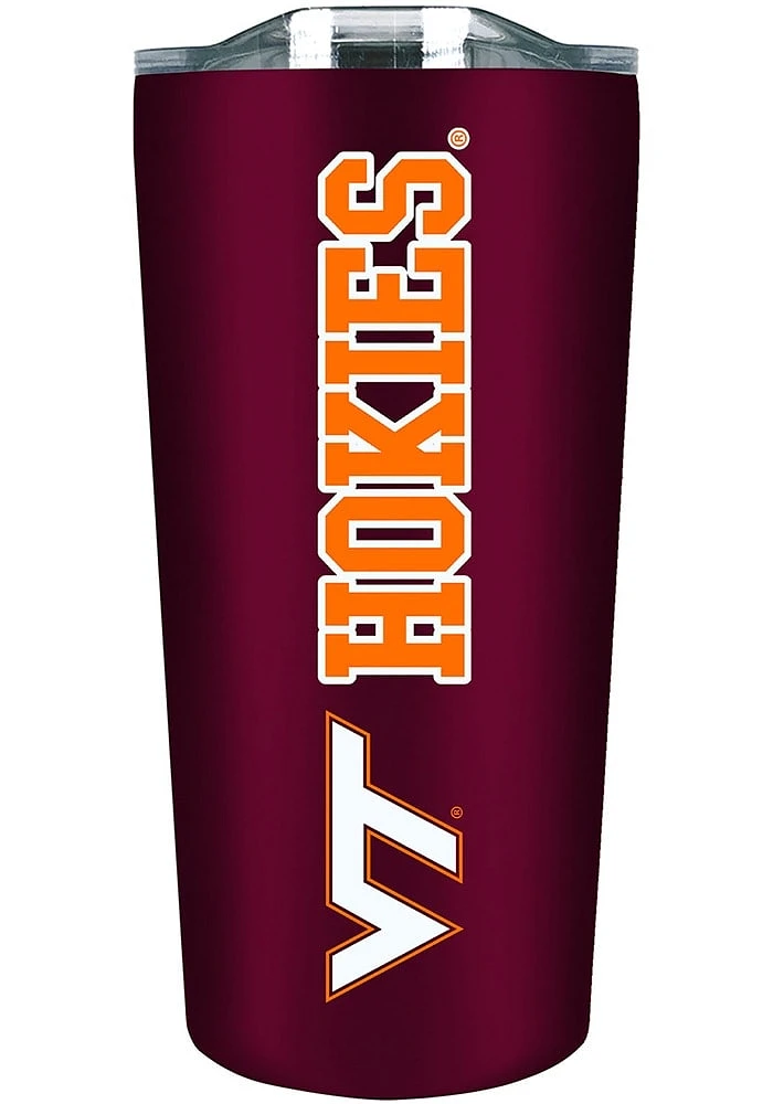 Virginia Tech Hokies 18oz Soft Touch Stainless Tumbler - Burgundy