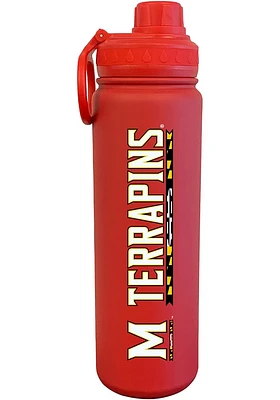 Red Maryland Terrapins 24oz Stainless Steel Water Bottle