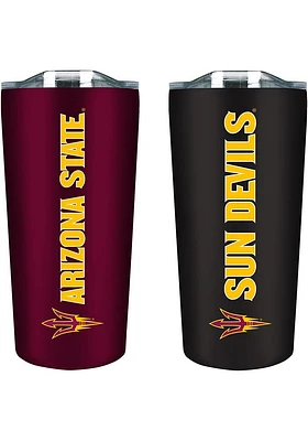 Arizona State Sun Devils Set of 2 18oz Soft Touch Stainless Tumbler - Burgundy