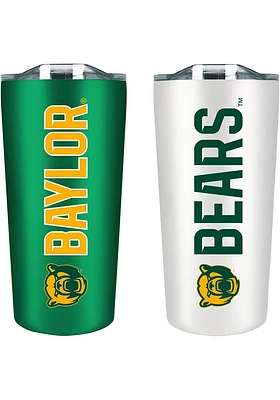 Baylor Bears Set of 2 18oz Soft Touch Stainless Tumbler - Green