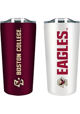 Boston College Eagles Set of 2 18oz Soft Touch Stainless Tumbler - Burgundy