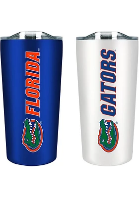 Florida Gators Set of 2 18oz Soft Touch Stainless Tumbler - Blue
