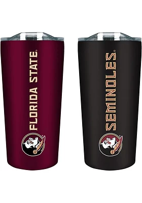 Florida State Seminoles Set of 2 18oz Soft Touch Stainless Tumbler - Burgundy