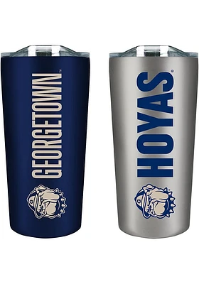 Georgetown Hoyas Set of 2 18oz Soft Touch Stainless Tumbler - Navy Blue
