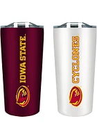 Iowa State Cyclones Set of 2 18oz Soft Touch Stainless Tumbler - Burgundy