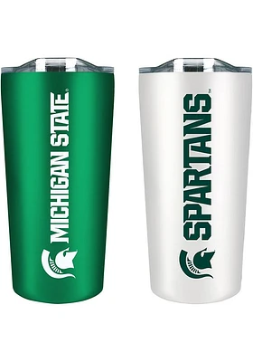 Michigan State Spartans Set of 2 18oz Soft Touch Stainless Tumbler - Green