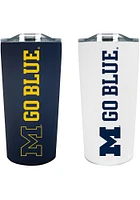 Michigan Wolverines Set of 2 18oz Soft Touch Stainless Tumbler - Blue