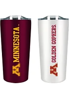 Burgundy Minnesota Golden Gophers Set of 2 18oz Soft Touch Stainless Tumbler