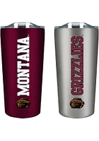 Montana Grizzlies Set of 2 18oz Soft Touch Stainless Tumbler - Burgundy