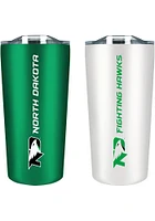 North Dakota Fighting Hawks Set of 2 18oz Soft Touch Stainless Tumbler - Green