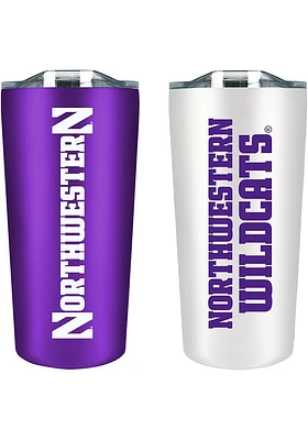 Purple Northwestern Wildcats Set of 2 18oz Soft Touch Stainless Tumbler
