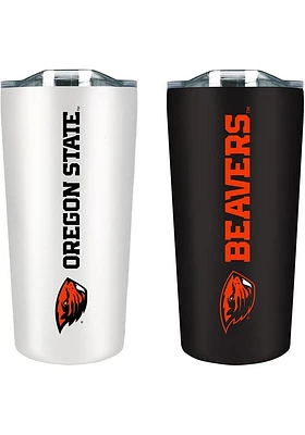 Oregon State Beavers Set of 2 18oz Soft Touch Stainless Tumbler - Black