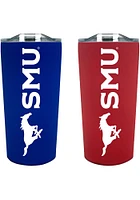 SMU Mustangs Set of 2 18oz Soft Touch Stainless Tumbler - Blue