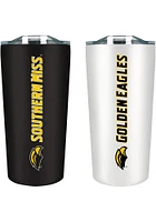 Southern Mississippi Golden Eagles Set of 2 18oz Soft Touch Stainless Tumbler - Black