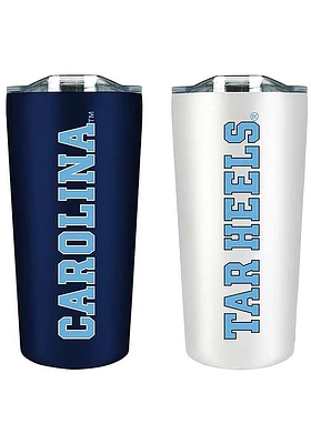 North Carolina Tar Heels Set of 2 18oz Soft Touch Stainless Tumbler - Navy Blue