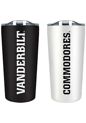 Vanderbilt Commodores Set of 2 18oz Soft Touch Stainless Tumbler - Black