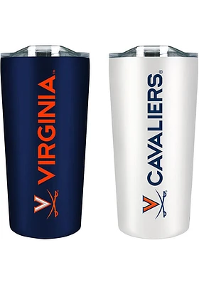 Virginia Cavaliers Set of 2 18oz Soft Touch Stainless Tumbler - Navy Blue
