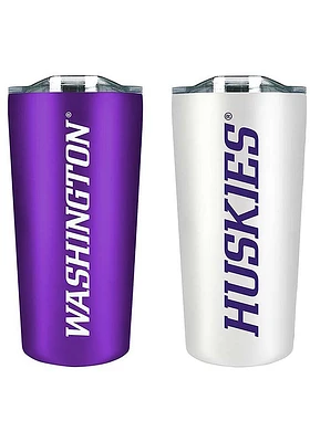 Purple Washington Huskies Set of 2 18oz Soft Touch Stainless Tumbler