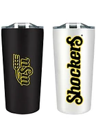 Wichita State Shockers Set of 2 18oz Soft Touch Stainless Tumbler - Black