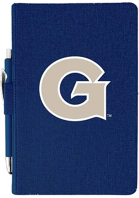 Georgetown Hoyas Journal Notebook and Folder - Navy Blue
