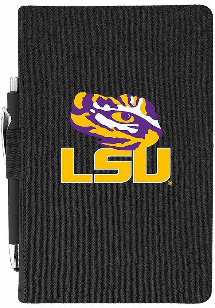 LSU Tigers Journal Notebook and Folder - Black