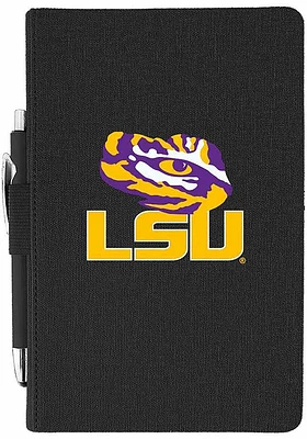LSU Tigers Journal Notebook and Folder - Black