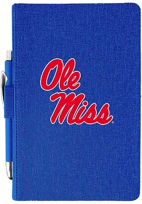 Ole Miss Rebels Journal Notebook and Folder - Blue