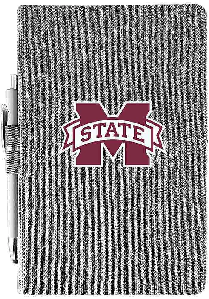 Mississippi State Bulldogs Journal Notebook and Folder - Grey