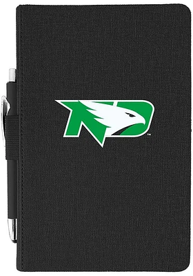 North Dakota Fighting Hawks Journal Notebook and Folder - Black