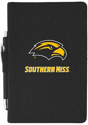 Southern Mississippi Golden Eagles Journal Notebook and Folder - Black